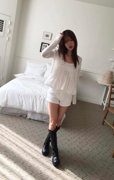 澎澎感細肩可調上衣 ( 黑色現貨 )8