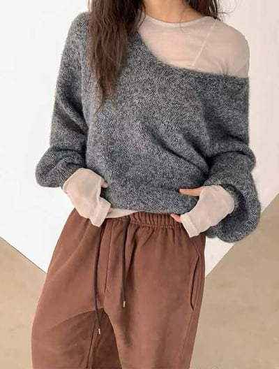 舒服指套設計打底衣 ( 6色 )14