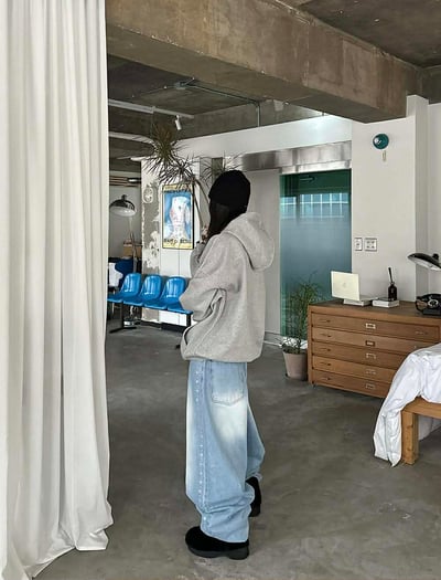 不修邊連帽大學TEE ( 3色 / 少量現貨 )13