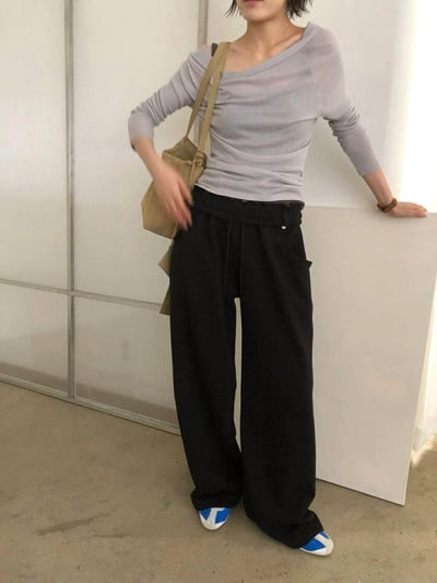 2WAY舒服棉褲  ( 4色 )22