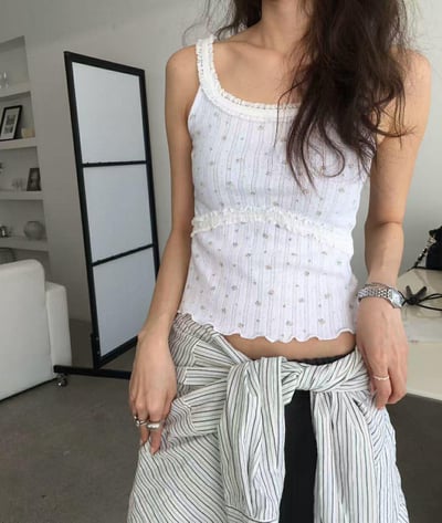 南法感小碎花背心 ( 2色 )9