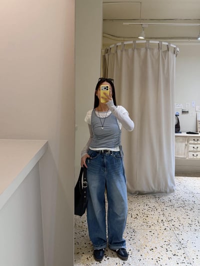 U領短袖上衣 ( 6色 )16