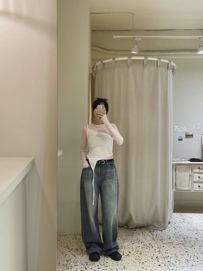 #0179率性刷色丹寧褲 ( 少量現貨 )9