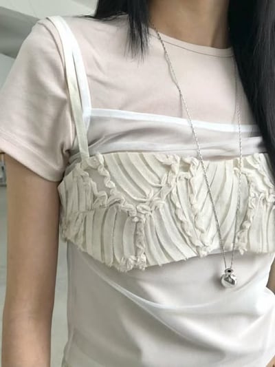 基礎薄款短TEE ( 粉色/咖啡色/杏色 )10