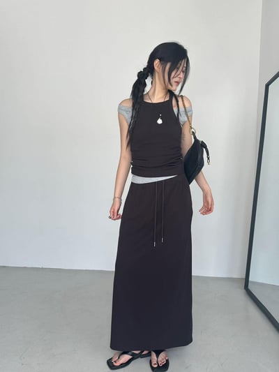 美背配色背心兩件組 ( 3色 )12