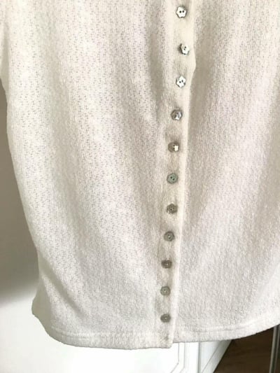 小花貝殼釦短袖衫 ( 3色 )21