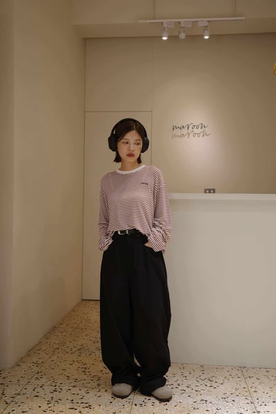 薄料繭型褲 ( 3色 )20