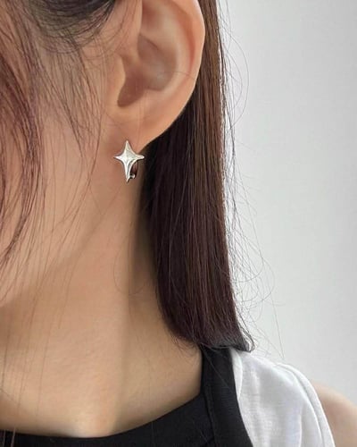 星芒耳環 ( 2色 )4