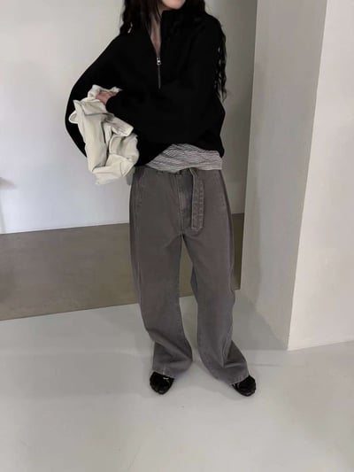 立領拉鍊大學TEE ( 6色 )11