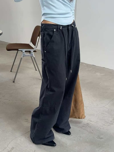 設計師車線感工裝褲 ( 2色 / 少量現貨 )12