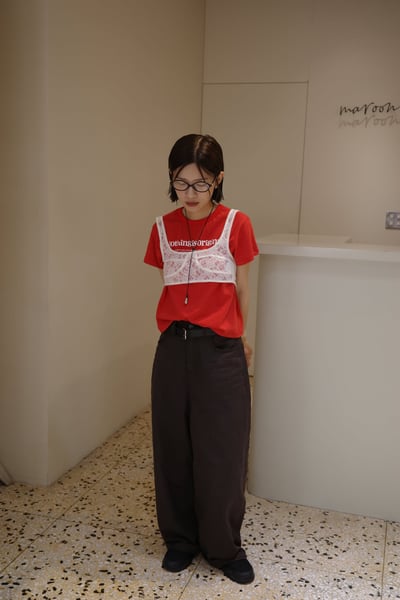 可愛字母短TEE ( 3色 )7