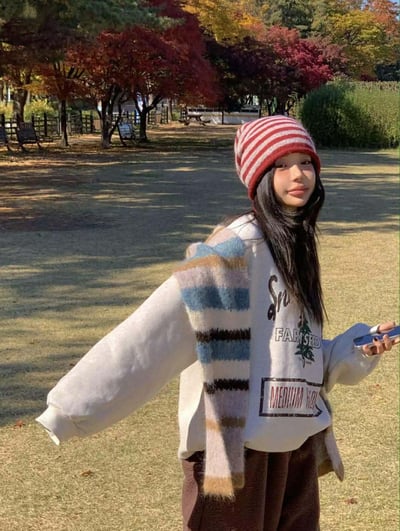 羊毛條紋堆堆帽 ( 5色 / 少量現貨 )17