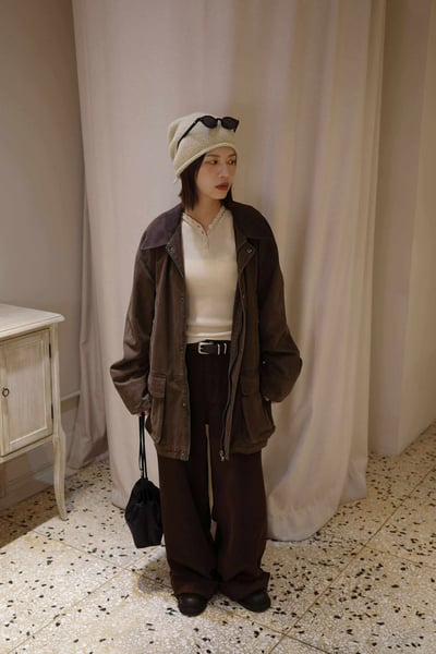 排釦連帽針織上衣 ( 3色 / 少量現貨 )13