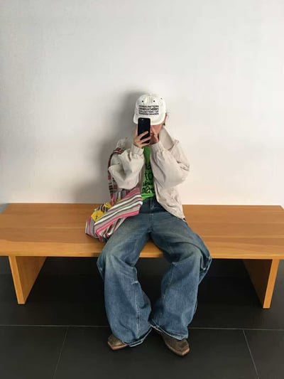 刷痕感細節丹寧褲 ( 少量現貨 )21