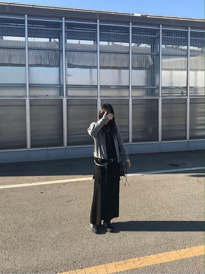 假兩件層次造型棉裙 ( 2色 )5