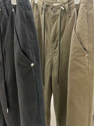 設計師車線感工裝褲 ( 2色 / 少量現貨 )25