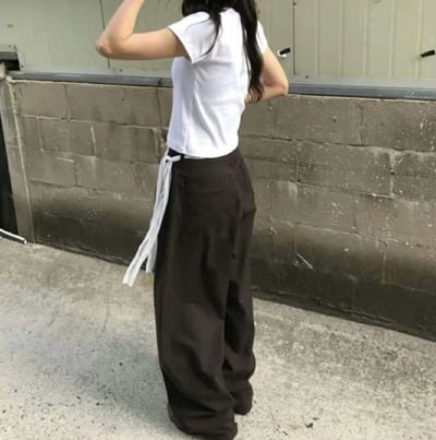 薄料繭型褲 ( 3色 )13