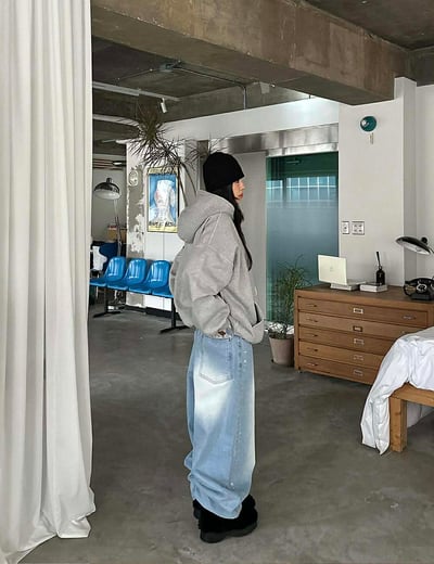 不修邊連帽大學TEE ( 3色 / 少量現貨 )12