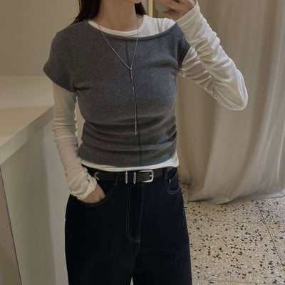 舒服指套設計打底衣 ( 6色 )16