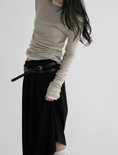 舒服指套設計打底衣 ( 6色 )23