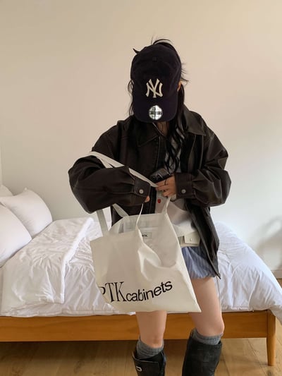 刷舊感皮夾克 ( 2色 )12