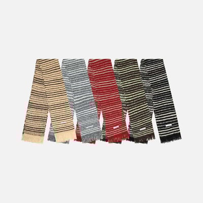 流蘇條紋配色圍巾 ( 5色 / 少量現貨 )24