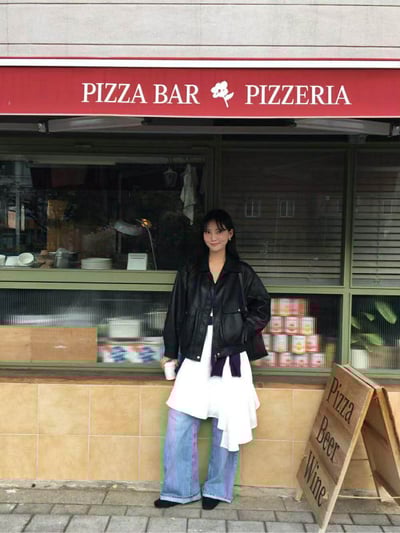 春款紋理感皮夾克14