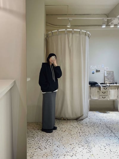 內抽繩舒服長裙 ( 2色 / 少量現貨 )4