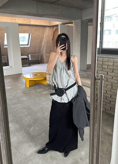 翻蓋小包造型腰帶 ( 2色 )9