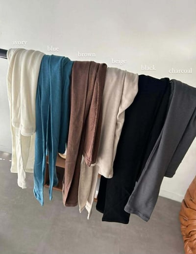 舒服指套設計打底衣 ( 6色 )25