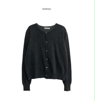 多WAY圓領排釦針織上衣 ( 6色 / 少量現貨 )20