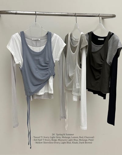 軟紗背心3件組 ( 顏色自行搭配 )19