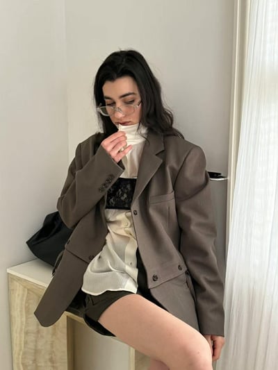 設計師絕美精緻蕾絲小背心 ( 2色 )22