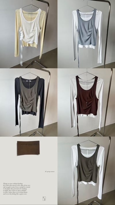 軟紗背心3件組 ( 顏色自行搭配 )25