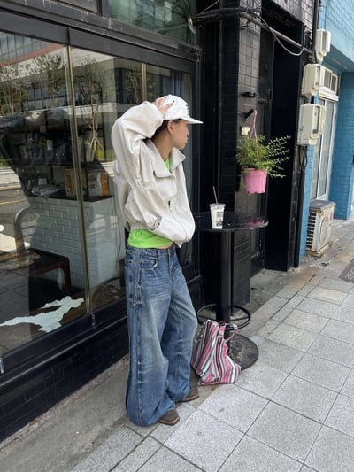 刷痕感細節丹寧褲 ( 少量現貨 )16