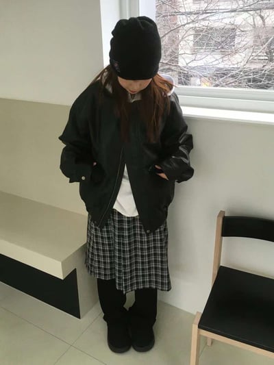 刷舊感皮夾克 ( 2色 )16