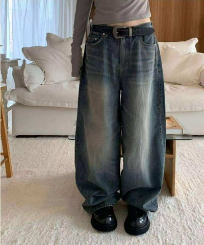 #0179率性刷色丹寧褲 ( 少量現貨 )19