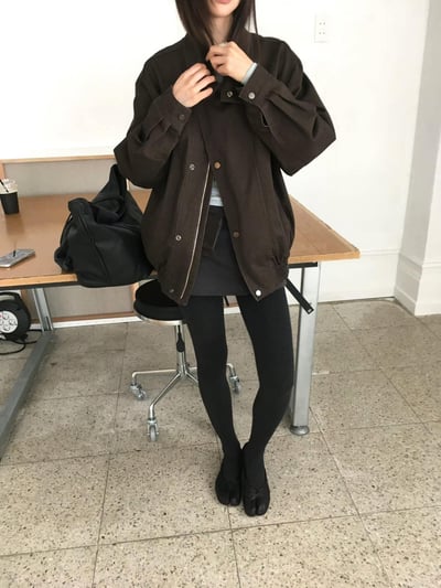 入秋立領夾克 ( 2色 )23