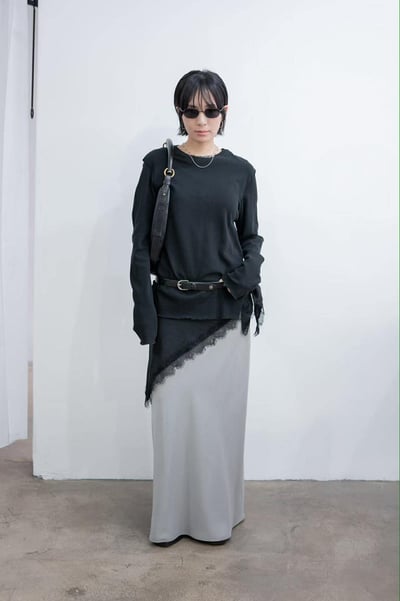 拼接蕾絲三角巾 ( 3色 )17