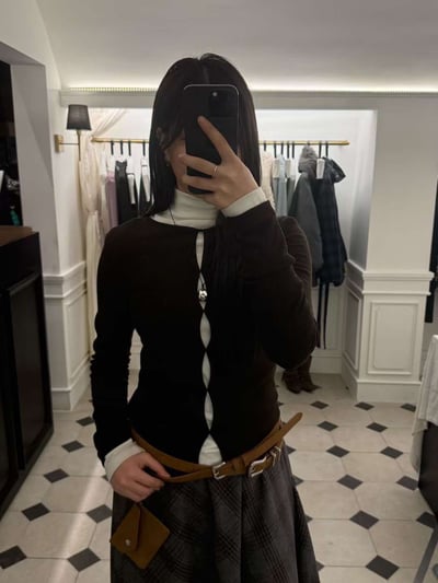 開洞造型兔毛衫 ( 3色 / 少量現貨 )6