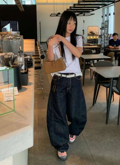 側邊縫線造型原色褲 ( 現貨 )18