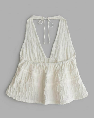 泡泡紗繞頸背心 ( 2色 )15