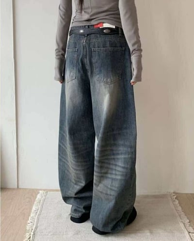 #0179率性刷色丹寧褲 ( 少量現貨 )21