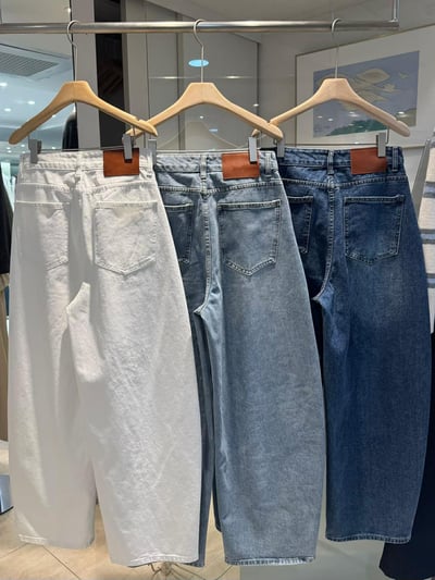 刷痕感丹寧褲 ( 3色 )23