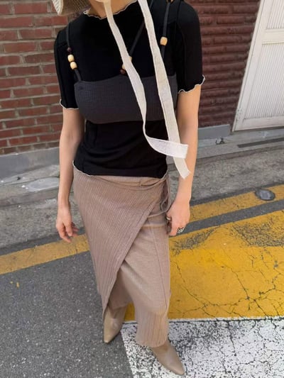 串珠感平口上衣4