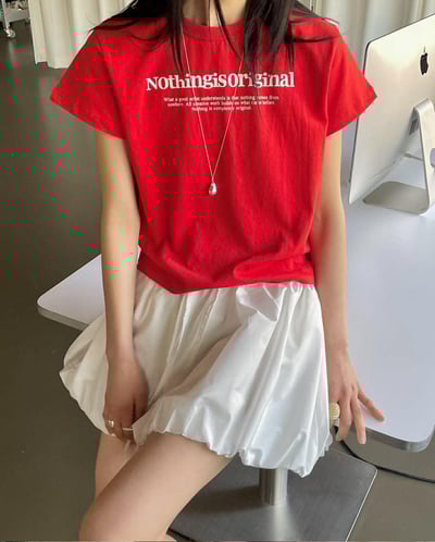 可愛字母短TEE ( 3色 )6