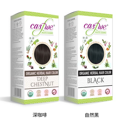 A06 草本頭髮增色粉 (深咖啡 | 自然黑)1