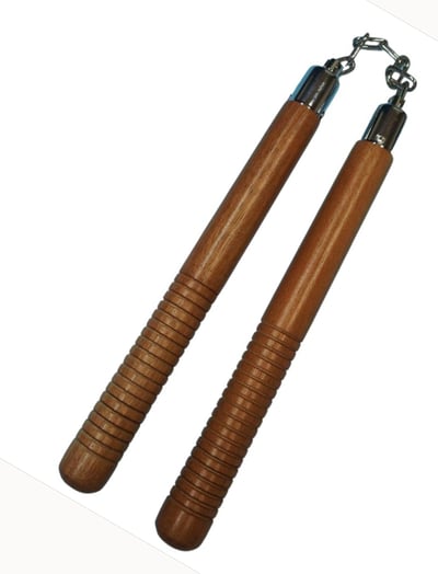 12" Wooden Nunchaku1