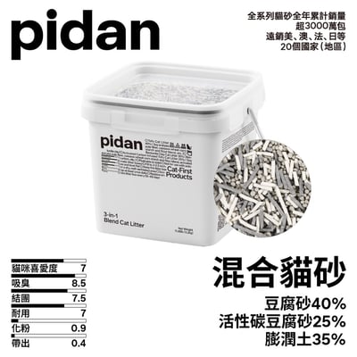 三合一活性碳 混合貓砂1