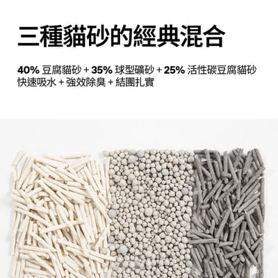 三合一活性碳 混合貓砂2